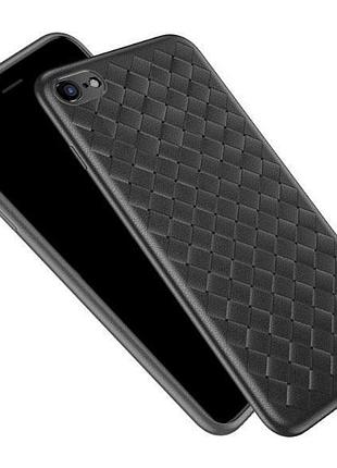 Чехол primo bv weaving для apple iphone 7 / iphone 8 / se 2020 / se 2022 - black