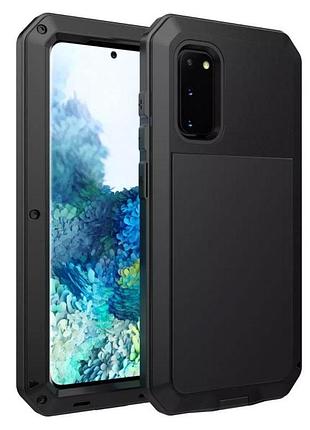 Противоударный чехол primo doom armor для смартфона samsung galaxy s20 (sm-g980) - black