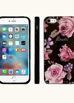 Бампер primo flower rose для apple iphone 6 plus / 6s plus