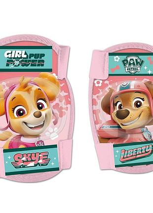 Наколінники дитячі спортивні захисні nickelodeon paw patrol щенячий патруль, рожеві