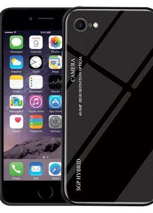 Чохол бампер primo gradient glass для apple iphone 6 / 6s - black