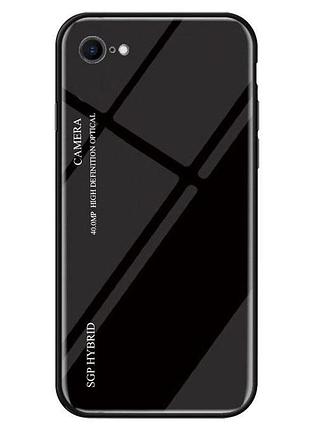 Чохол бампер primo gradient glass для apple iphone 6 / 6s - black 2