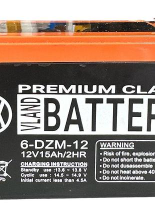 Акумулятор 12v15a 6dzf-15 електро-велосипед 151x100x100 battery