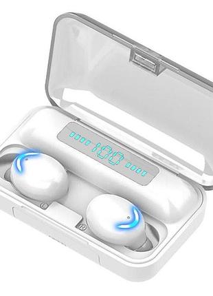 Бездротові навушники primo f9 bluetooth v5.0 з мікрофоном - white