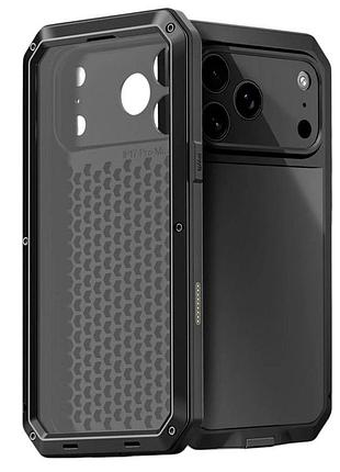 Противоударный чехол primo doom armor для смартфона apple iphone 17 pro max - black 4