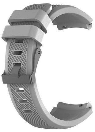 Силиконовый ремешок primo для часов xiaomi amazfit gtr 47 mm - grey