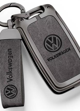 Чехол mk01 для ключа volkswagen polo tiguan golf jetta beetle eos scirocco up transporter sharan - grey