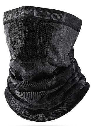 Бафф primo golovejoy dtg15 шарф-труба на шию, buff мультифункціональний - black