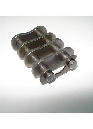 Замок двухрядной цепи p-12.55mm (между пластинами: l-22mm)