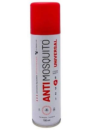 Средство от комаров "anti mosquito" аэрозоль 100мл