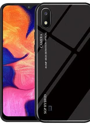Чохол-бампер primolux gradient glass для samsung galaxy a10 2019 (sm-a105) - black