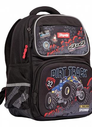 Рюкзак шкільний 1вересня s 105 dirt track чорний 555098