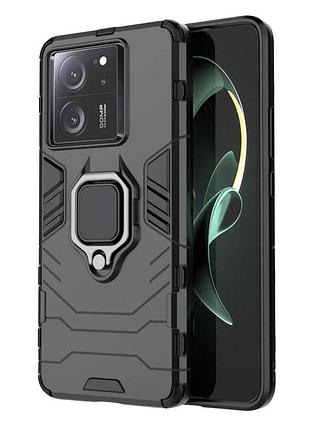 Чехол бампер primolux ring armor для xiaomi 13t / xiaomi 13t pro / xiaomi redmi k60 ultra - black