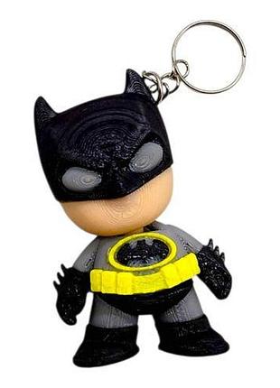 3d брелки "hero batman marvel / бетмен "головастик" марвел", keychain, 3d печать