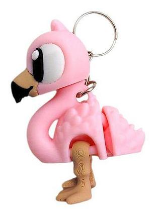 3d брелоки "cute flamingo / миле фламінго", keychain, 3d печать