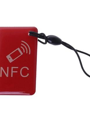 Nfc мітка брелок primo ntag213 - red