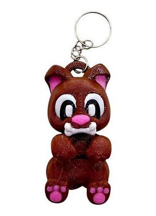 3d брелоки cute dog keychain / собачка keychain, 3d печать