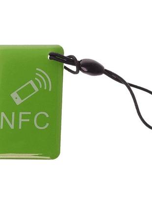 Nfc мітка брелок primo ntag213 - green
