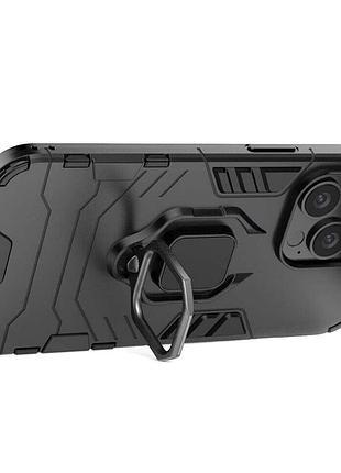 Чохол бампер primolux ring armor для apple iphone 15 pro - black 8