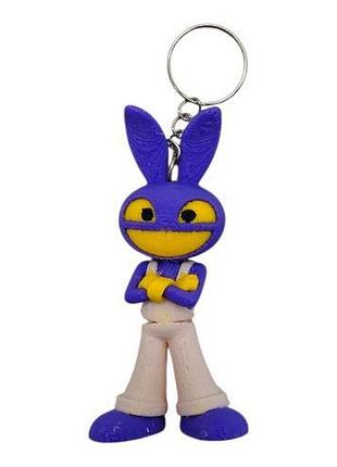 3d брелоки flexi jax (the amazing digital circus) / джакс цифровой цирк keychain, 3d печать
