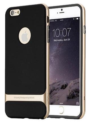 Чохол бампер rock royce series для apple iphone 6 plus / 6s plus - gold
