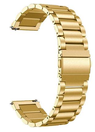 Металлический ремешок primo для часов samsung galaxy watch 3 45mm (sm-r840) - gold
