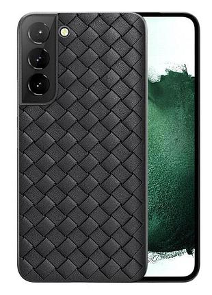 Чохол primo bv weaving для смартфона samsung galaxy s21 plus (sm-g996) - black