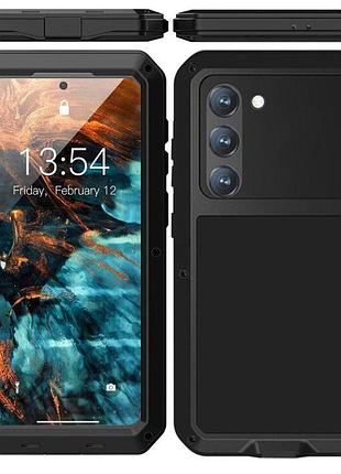 Противоударный чехол primo doom armor для смартфона samsung galaxy s23 (sm-s911) - black 4