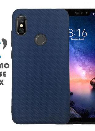 Чохол накладка primo case lux для xiaomi redmi note 6 pro - dark blue