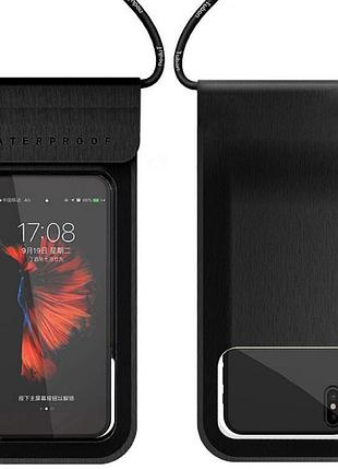 Чехол primo diver водонепроницаемый универсальный для смартфонов до 7.0" - black