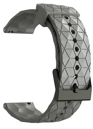 Ремінець primolux dimond силіконовий для годинника amazfit gtr 47 mm - grey