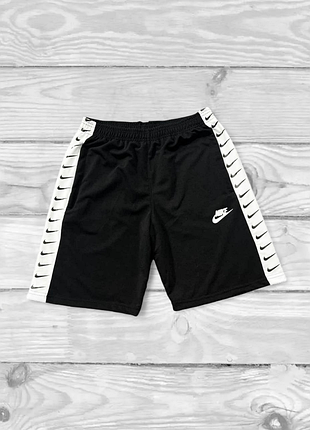 Чоловічі шорти nike чорні (лампас)