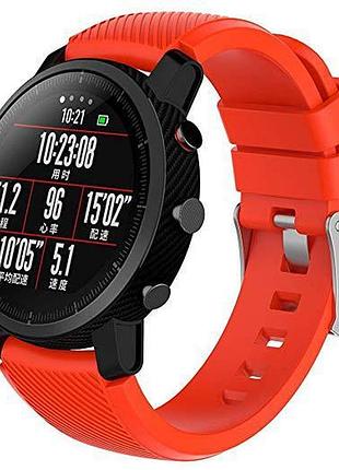Силиконовый ремешок primo для часов xiaomi huami amazfit sportwatch 2 / amazfit stratos - orange