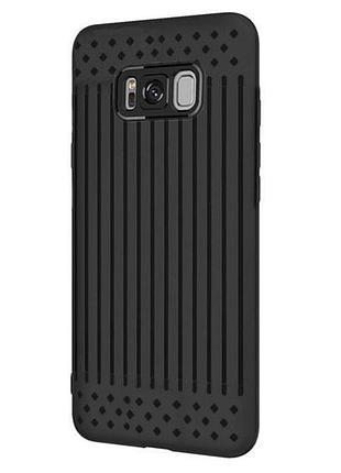 Чехол накладка primo shell tpu для samsung galaxy s8 (sm-g950) - black