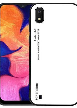 Чохол-бампер primolux gradient glass для samsung galaxy a10 2019 (sm-a105) - white