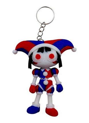 3d брелоки flexi pomni/ помни цифровой цирк (the amazing digital circus) keychain, 3d печать