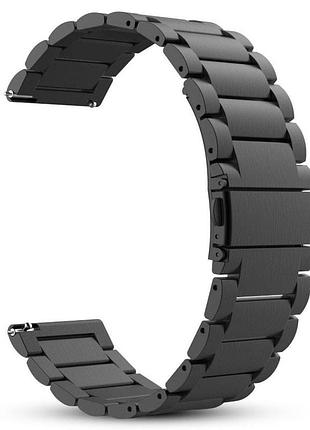 Металлический ремешок primo для часов amazfit active max / amazfit balance 2 - black