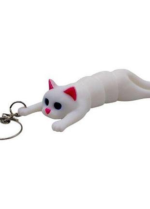 3d брелоки "flexi cat long / длинный кот", keychain, 3d печать