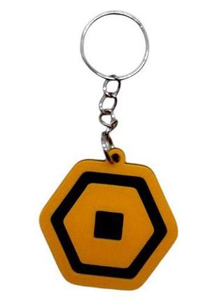 Брелок 3d печать "roblox robux / валюта роблокс keychain"