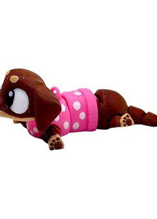 3d брелоки cute dachshund / такса keychain, 3d друк