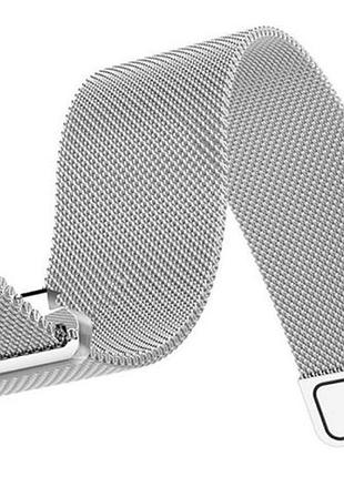 Миланский сетчатый ремешок для часов fitbit blaze - silver 2