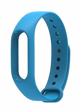 Силиконовый ремешок primo для фитнес-браслета xiaomi mi band 2 - sky blue