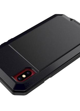 Протиударний чохол primo doom armor для смартфона apple iphone xs max - black 3