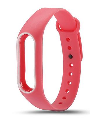 Силиконовый ремешок primo для фитнес-браслета xiaomi mi band 2 - red-white