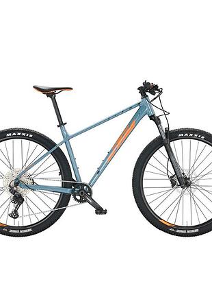 Велосипед ktm ultra sport 29" рама m/43, серый (оранжево-черный), 2022