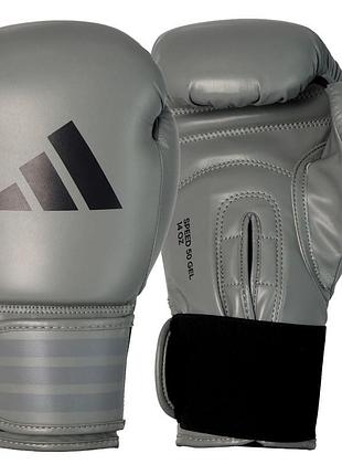 Боксерские перчатки adidas "speed 50" | серебро/серый | sbg50
