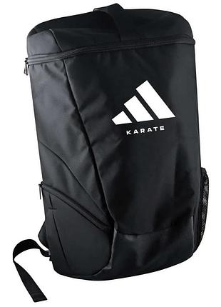 Рюкзак adidas с белым логотипом karate | черный | adiacc090k