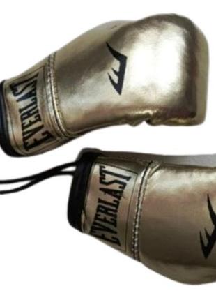Сувенірні боксерські рукавички золотий