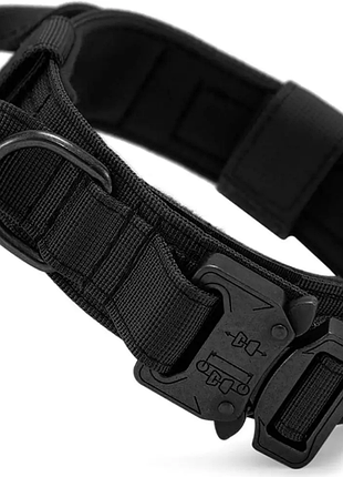 Тактичний нашийник primo dog для собак, розмір xl (53-63см) - black