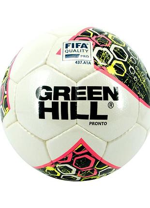 Мяч футбольный fbpf-9155 fifa approved pronto green hill